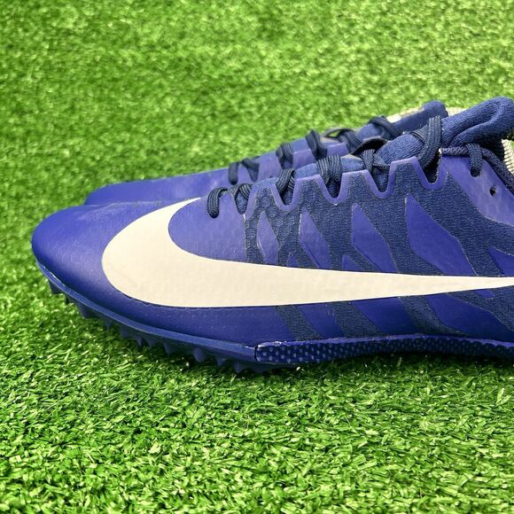 Nike Zoom Rival‎ S 9 Men's 11 Cleats w/Spikes Navy White 907564 401 Racing Shoes - Picture 11 of 17